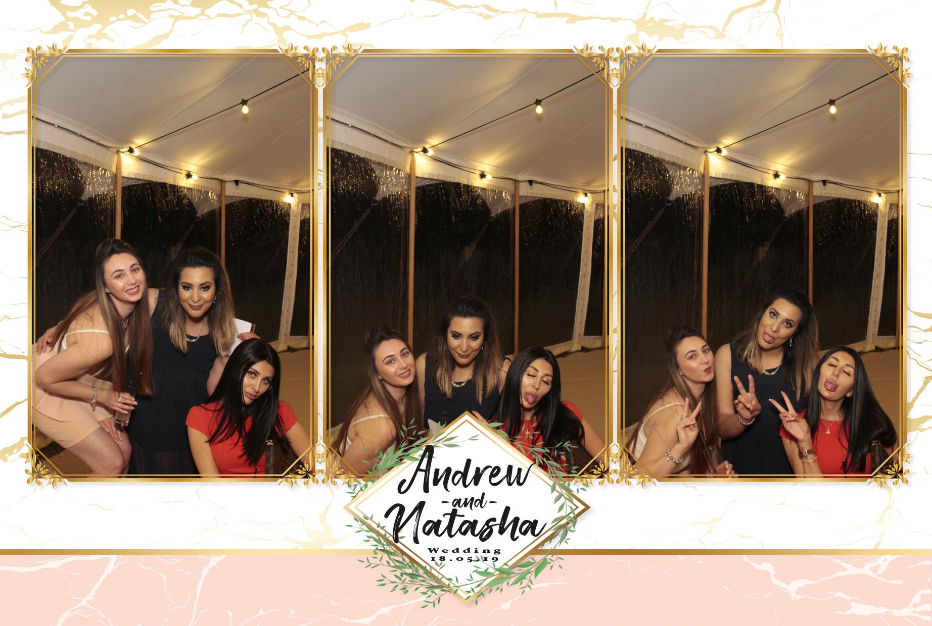 Andrew & Natasha's Wedding  | View more photos from the event at gallery.myphotoboothexperience.co.uk/u/MyPhotoBoothExperienceLtd/Andrew-Natashas-Wedding
